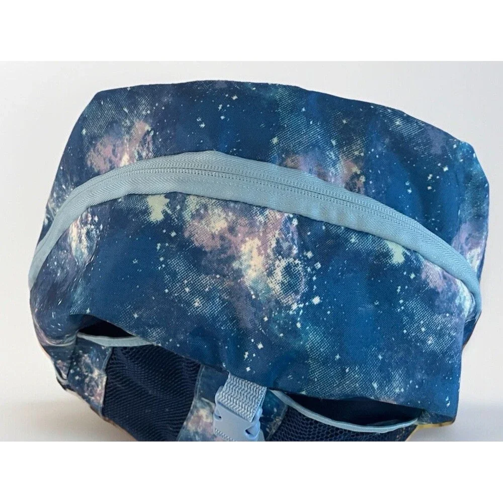 FUEL Galaxy Space Large Laptop Backpack College Bookbag Multi Compartments Blue